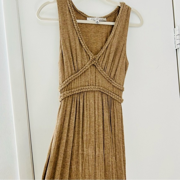 Max Studio Beige Braided Detail Dress - Picture 3 of 10